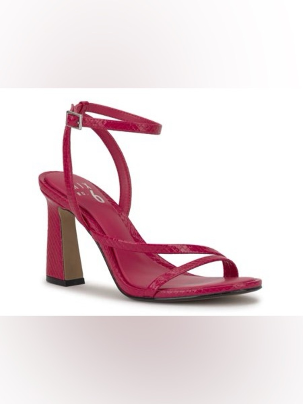 Mix No. 6 Harllow Pink Strappy Block Heel Sandal